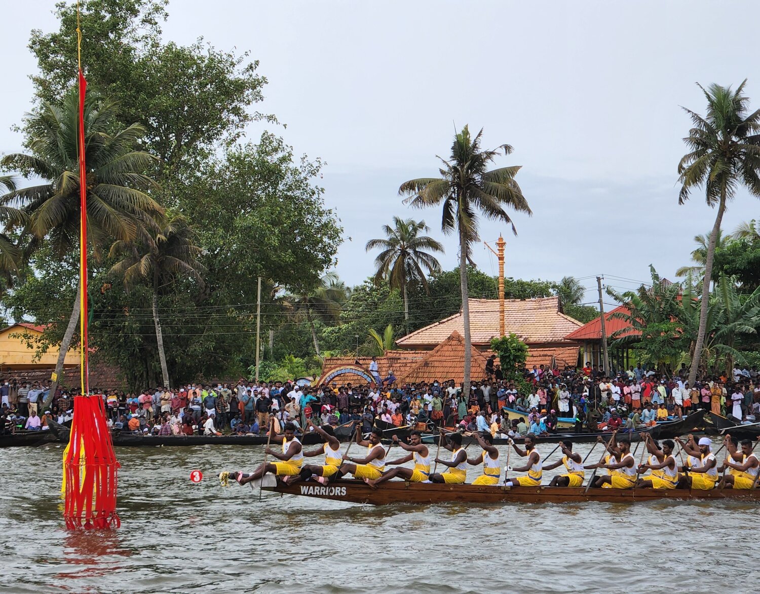 snake boat race Kerala India