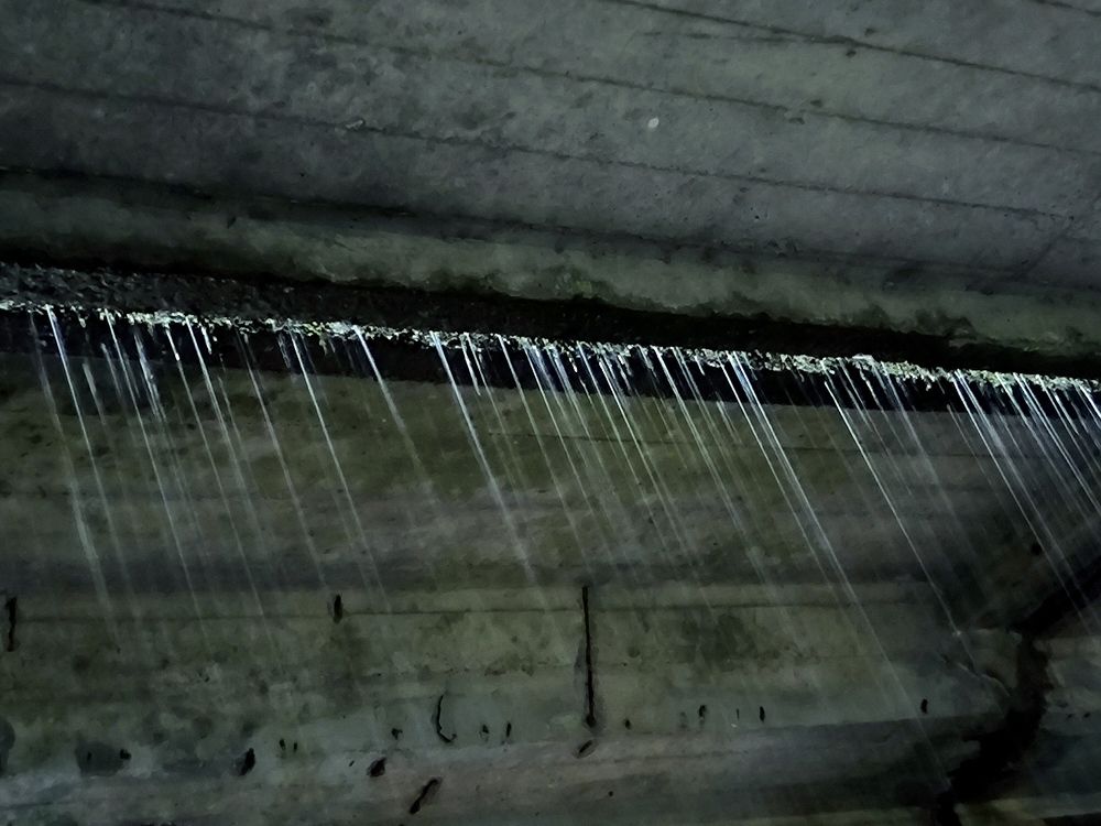 Downpour under the bridge