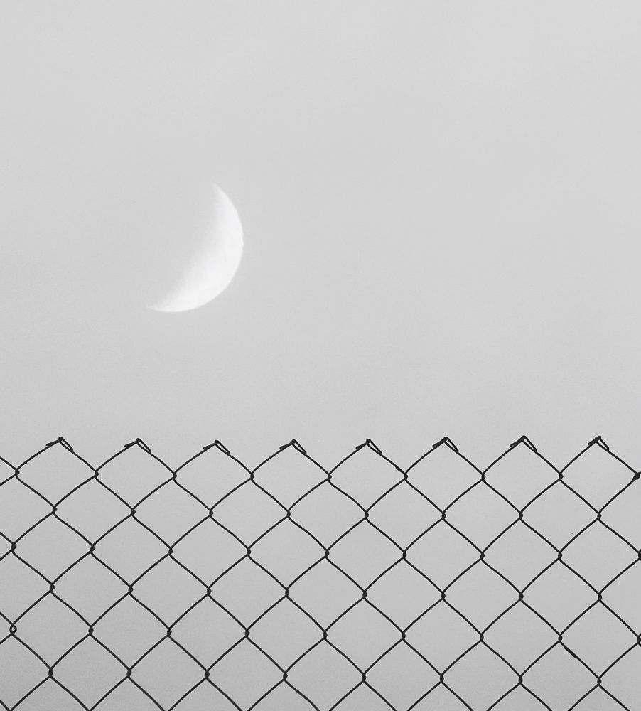 Minimal photography of the fence