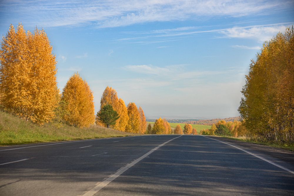 По дороге в Октябре