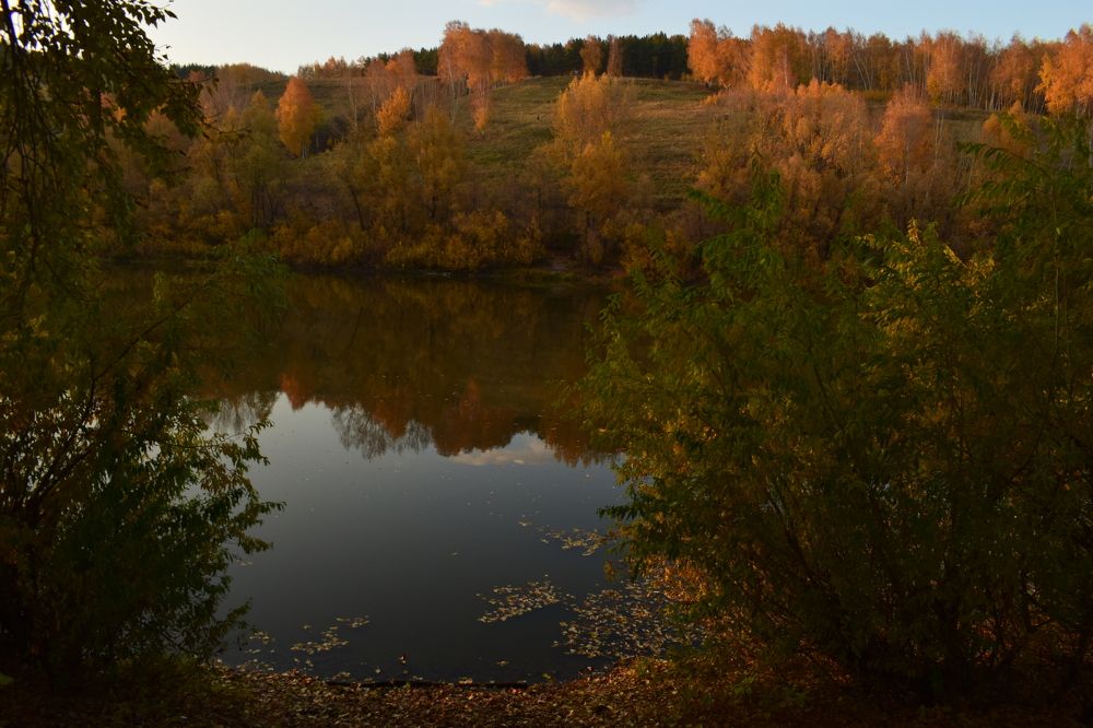 "Вечерняя прогулка около реки Ини"