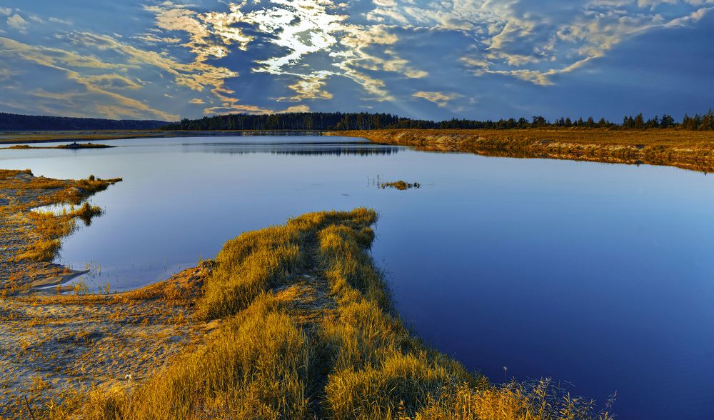 Осенняя синева.