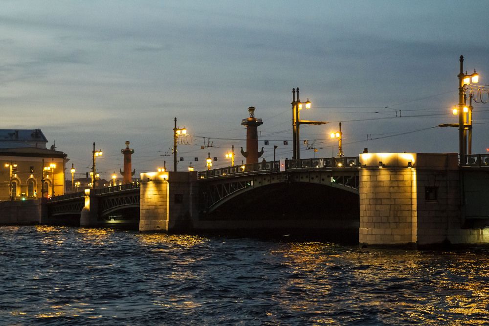 Петербург дворцовый мост