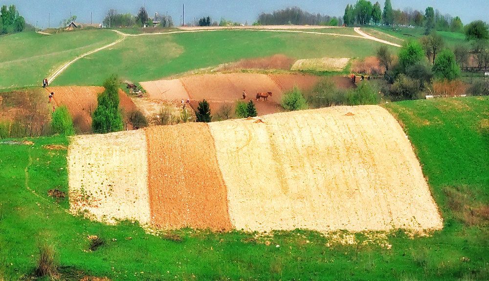 Весна в д. Удолье.