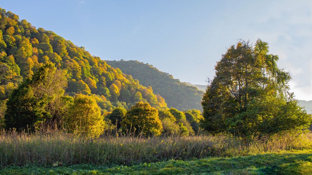 Начало осени в горах
