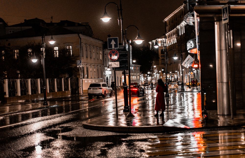 Rainy autumn Evening