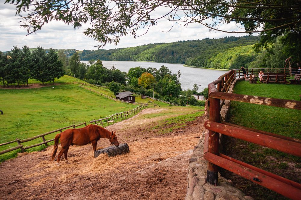 Farm near Kashubian Lake. Poland, 2017