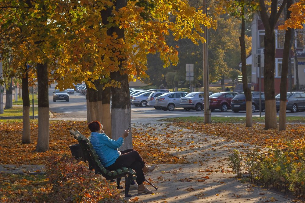 Пришла к нам в Гомель золотая осень.