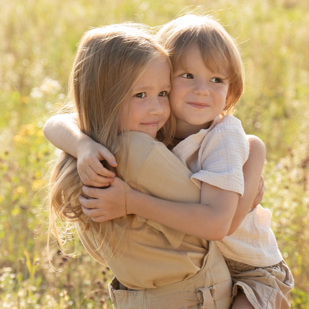 Summer time, family time, siblings love