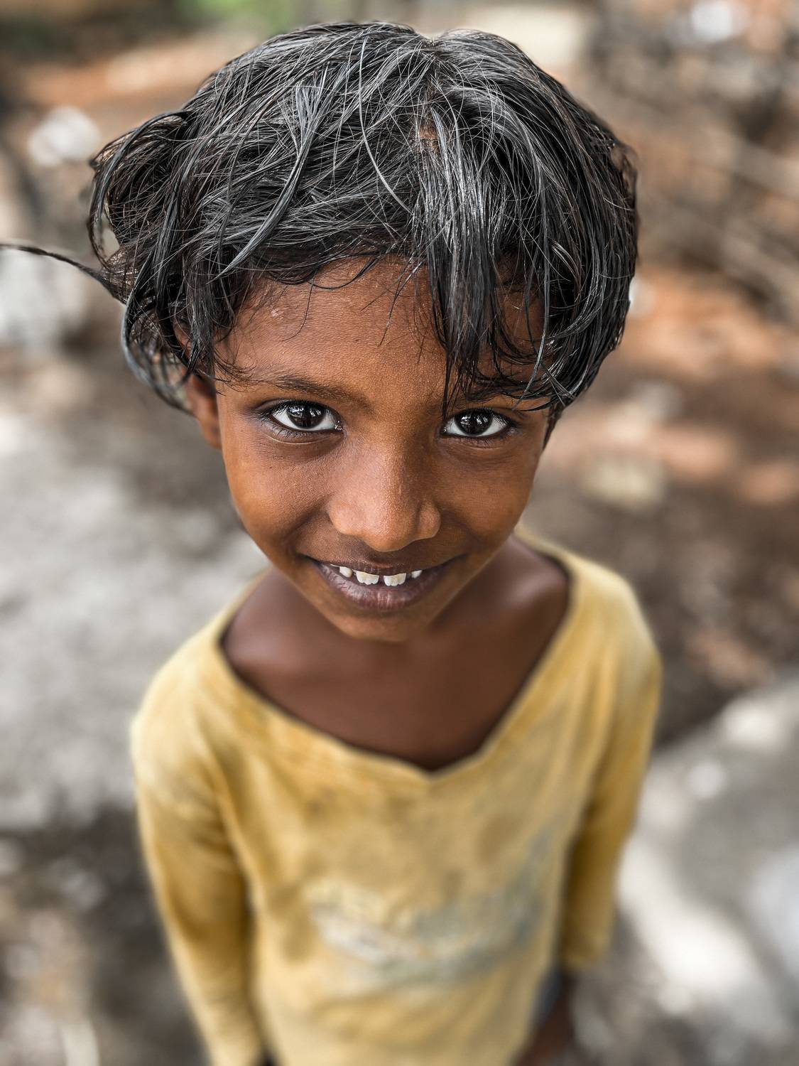happiness speaks of innocence :)