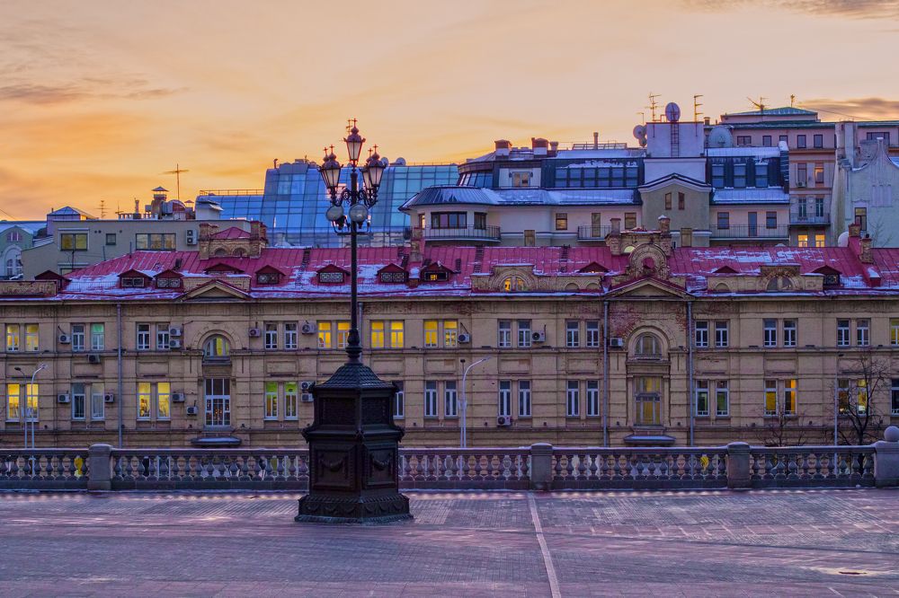 Оранжевый закат