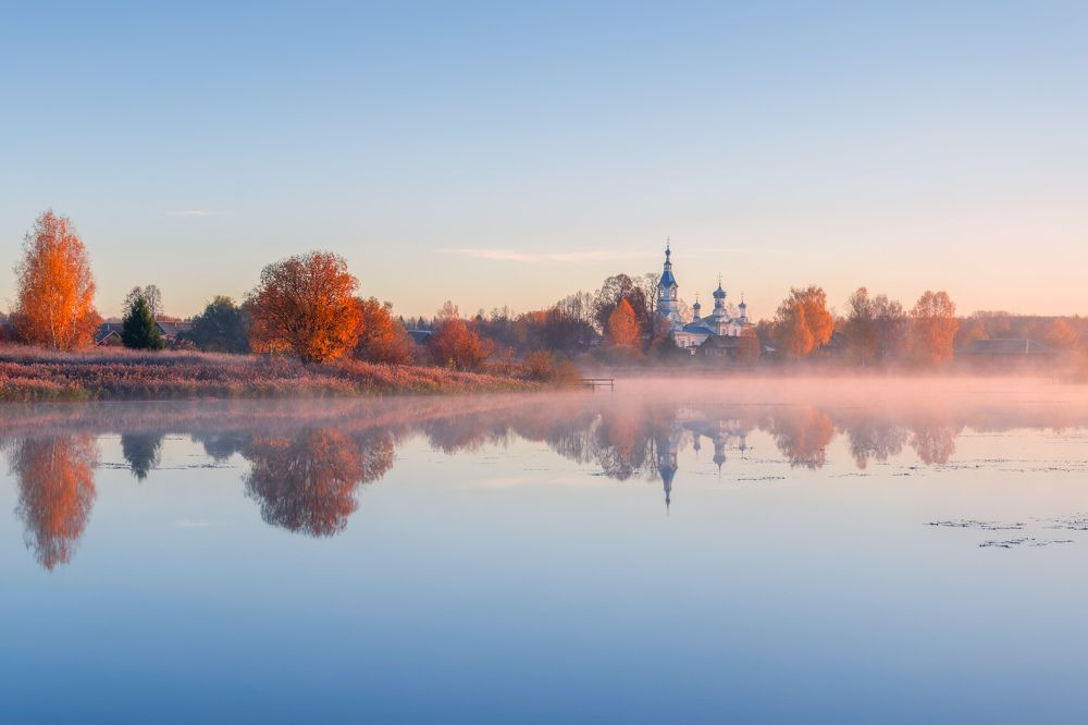 Октябрьское утро в Беляево