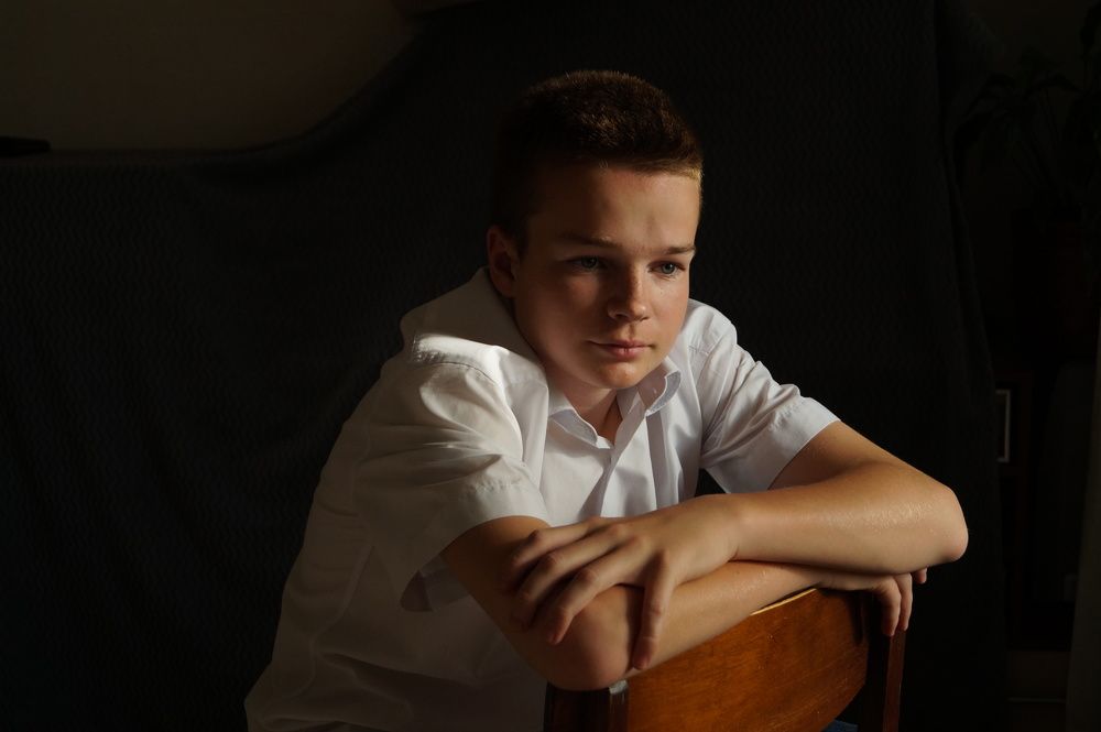 Мой старший внук,14 лет.