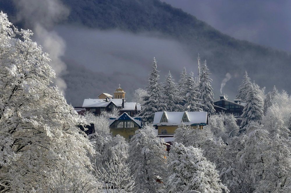 Родной посёлок.