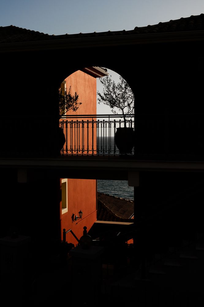 The view before sunset