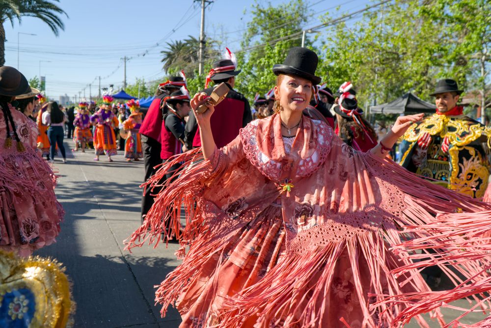 Bailarinas del Carnaval San Antonio de Padua