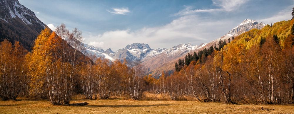 По осени шагая неспеша ...