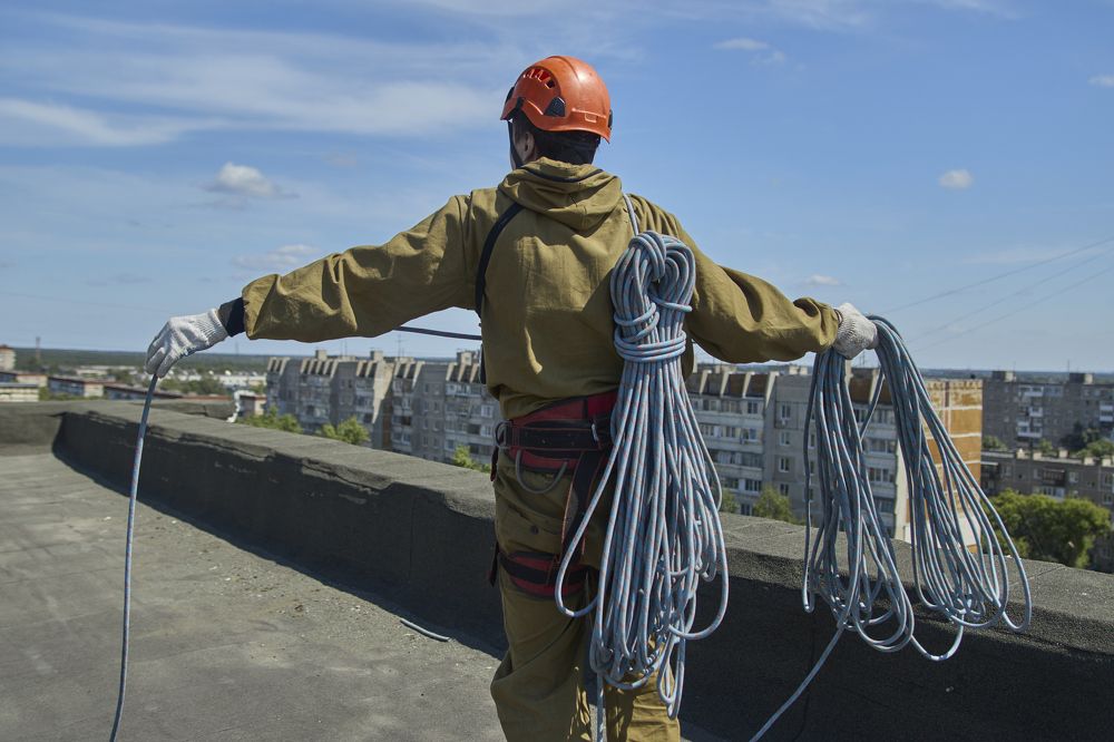 Сбор верёвки альпинистской
