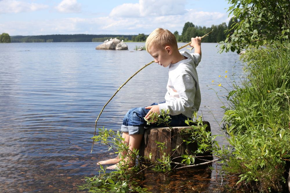 Хорошо на озере...