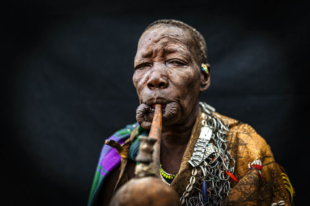 Old woman from the Surma Tribe | Ethiopia