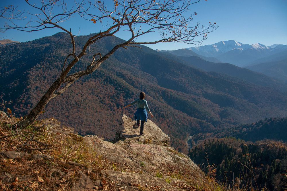 виды с г. Казачья п.Гузерипль