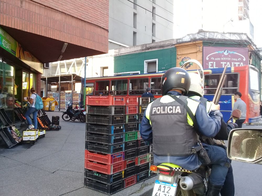 Policía en acción