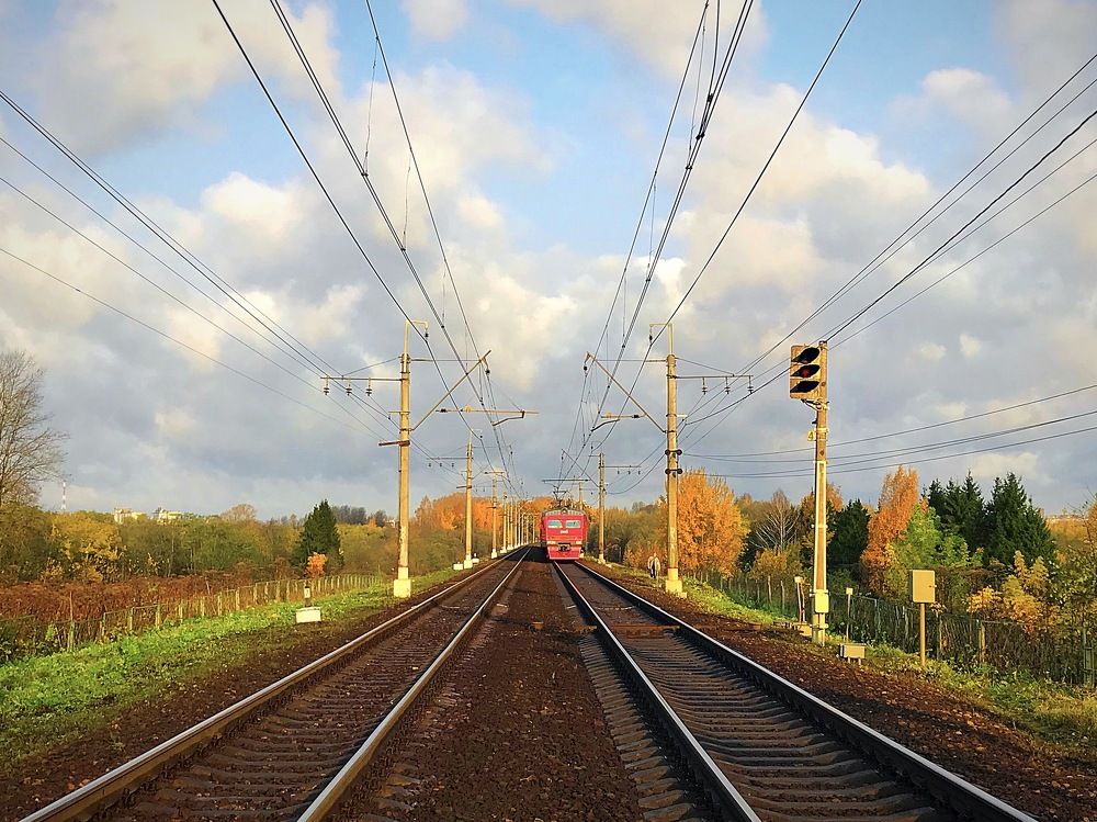 Поезд в осень…