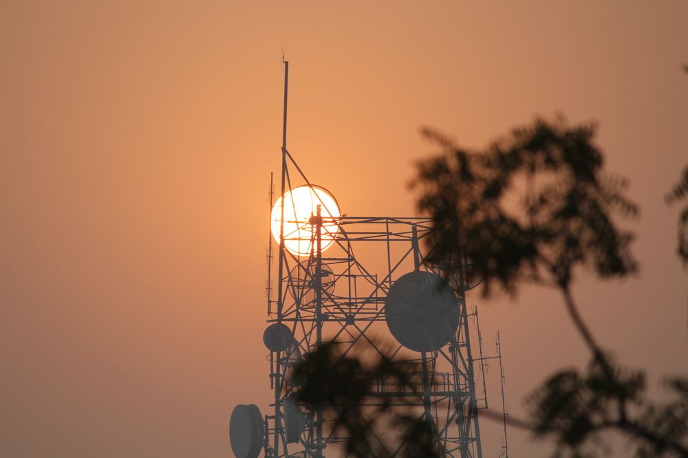 Nature is shining behind technology