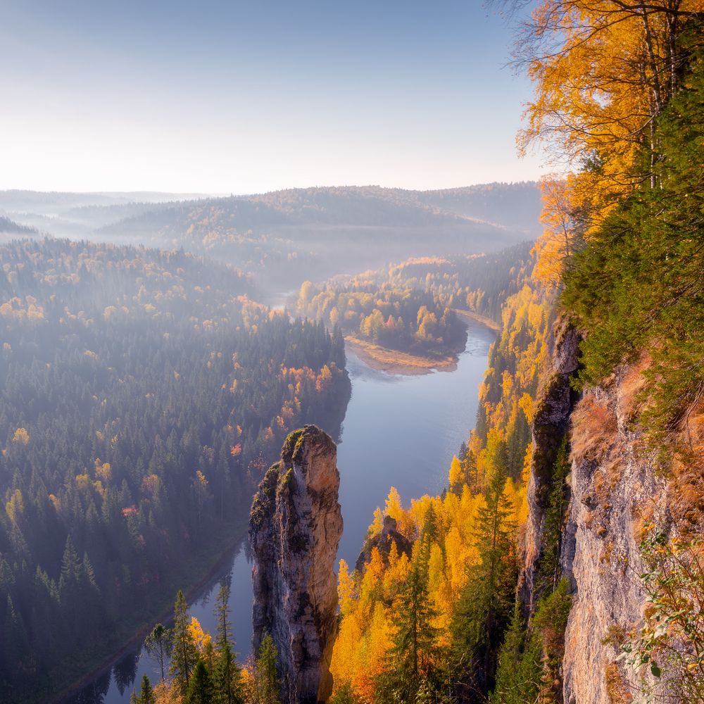 Осень на Усьвинских столбах