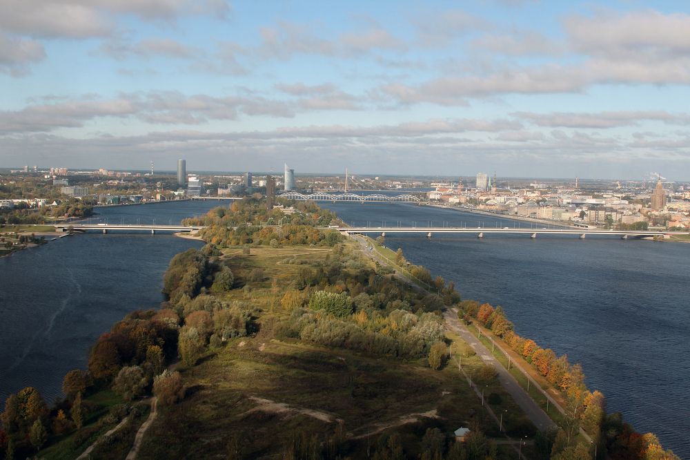 Даугава. Вид сверху