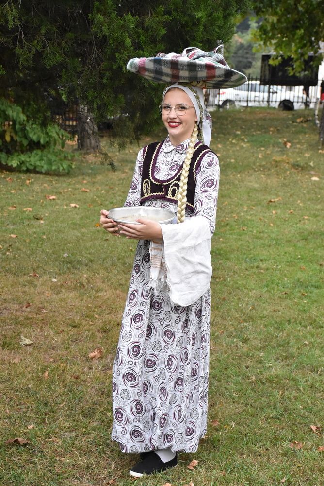 Portrait girl in national costume