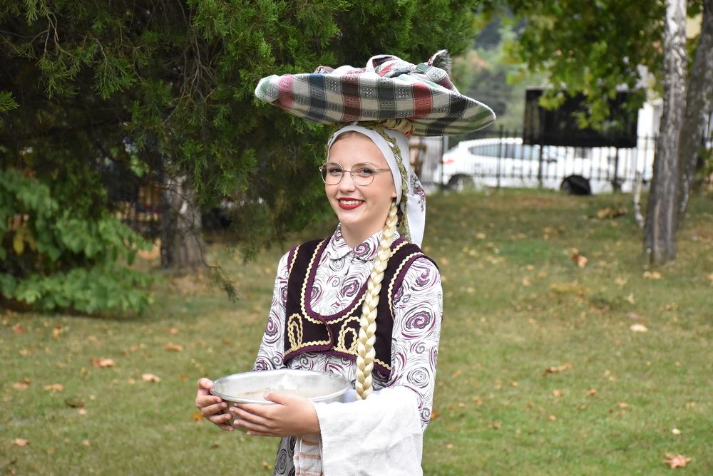 Portrait girl  in national costume