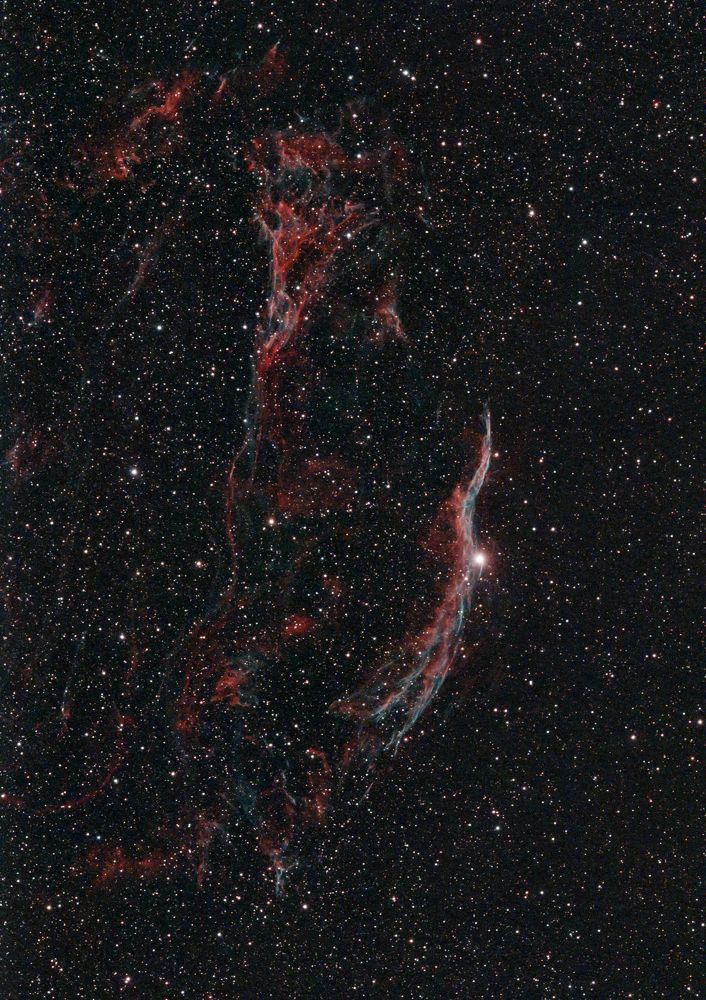Western Veil Nebula (NGC 6960)