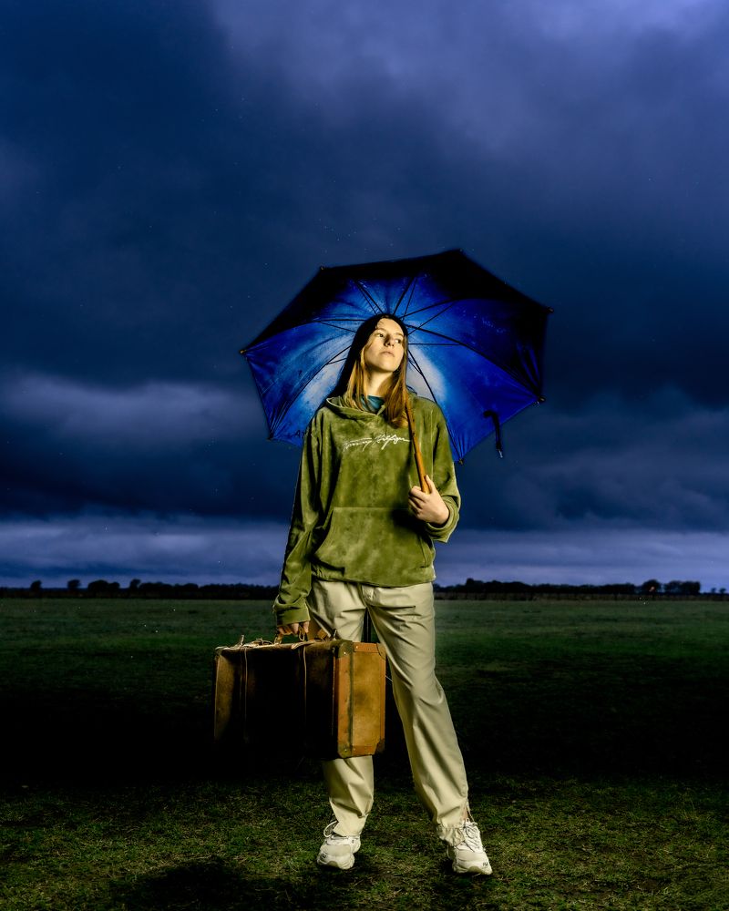 The young woman time traveler