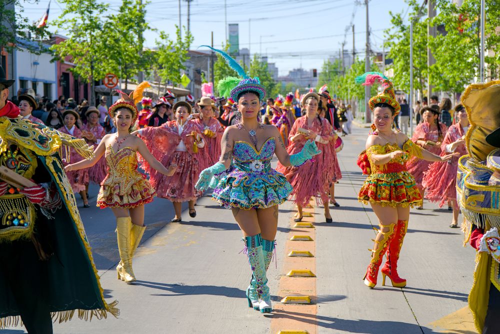 Bailarinas del Carnaval San Antonio de Padua