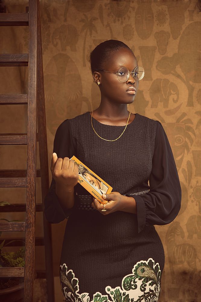 A 17 year old child with a book