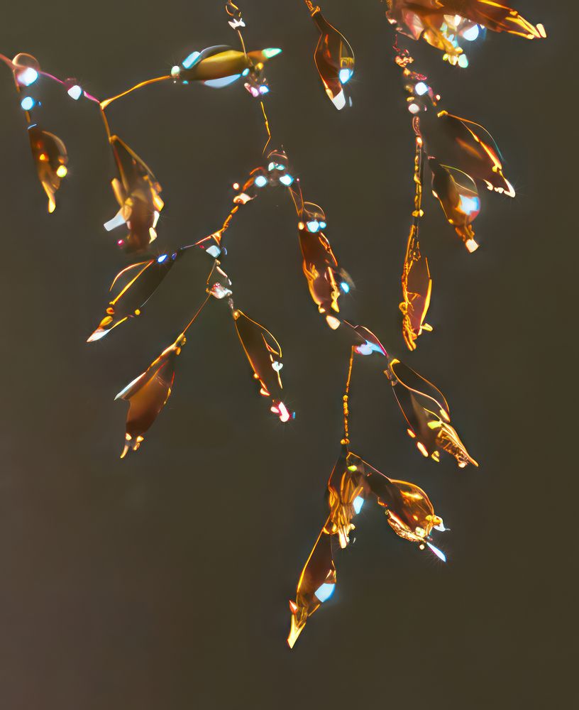 Травинка в росе