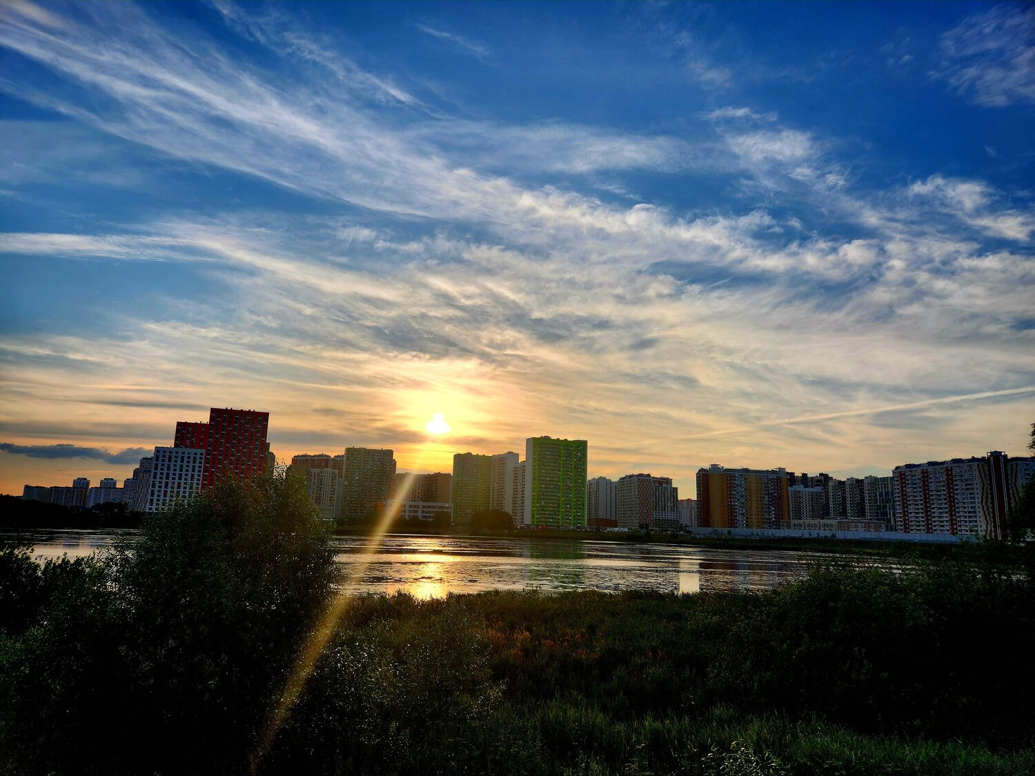 Летний вечер.