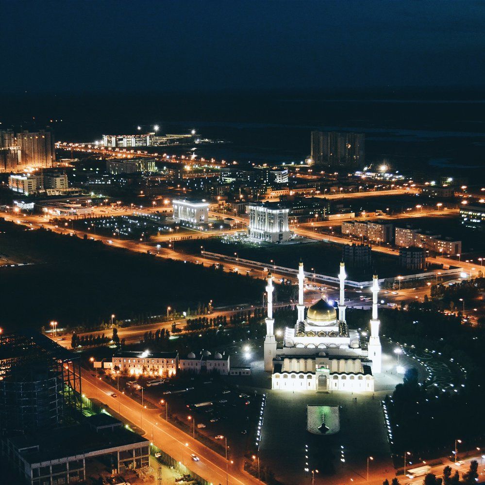 Ночная Астана