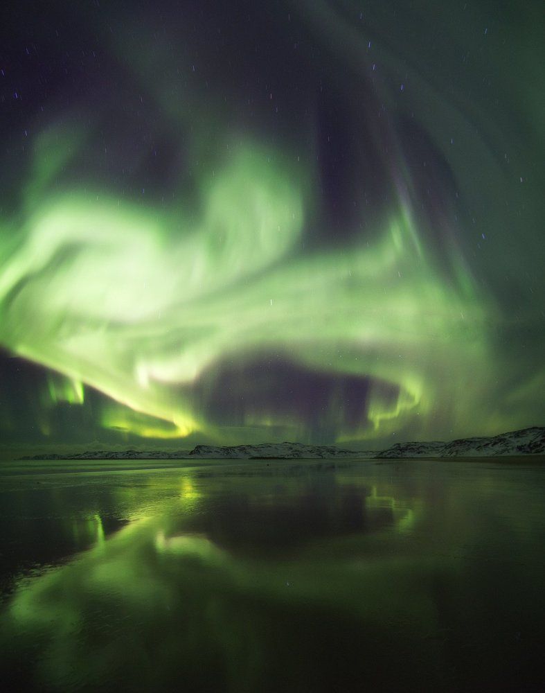 Сияние в отражении