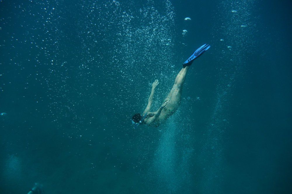 В бездне Красного моря.