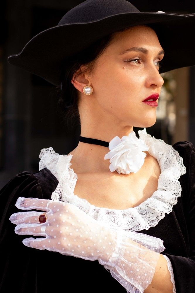 Charming girl from the past