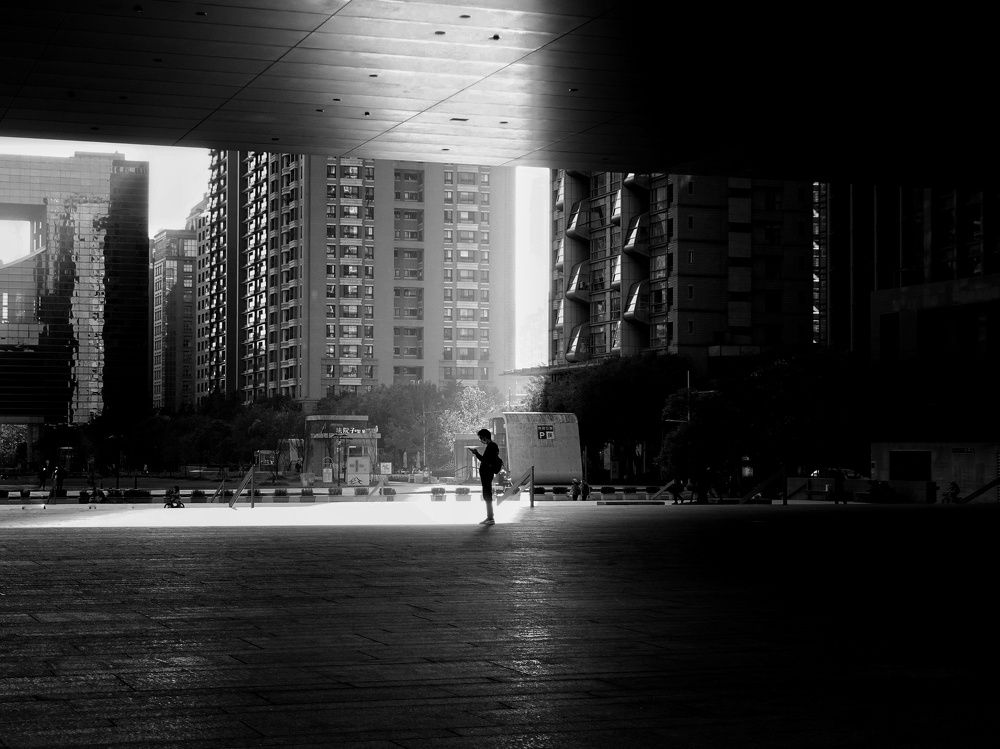 Between the light and dark