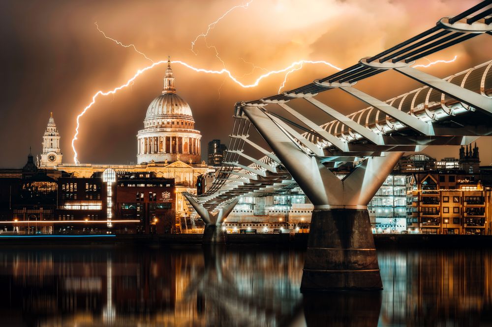 Thunderous Skies Over Saint Paul's Cathedral, London