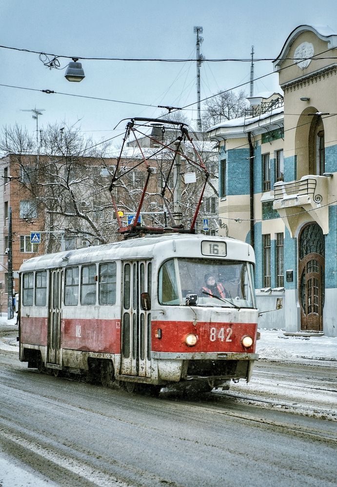 Старый трамвай