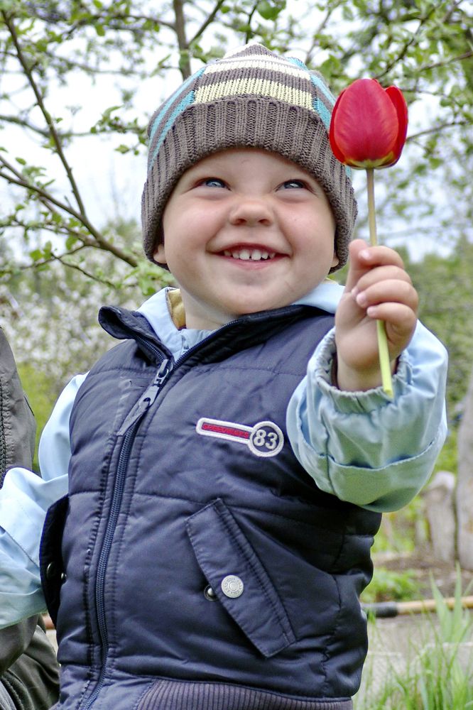 Первый цветочек