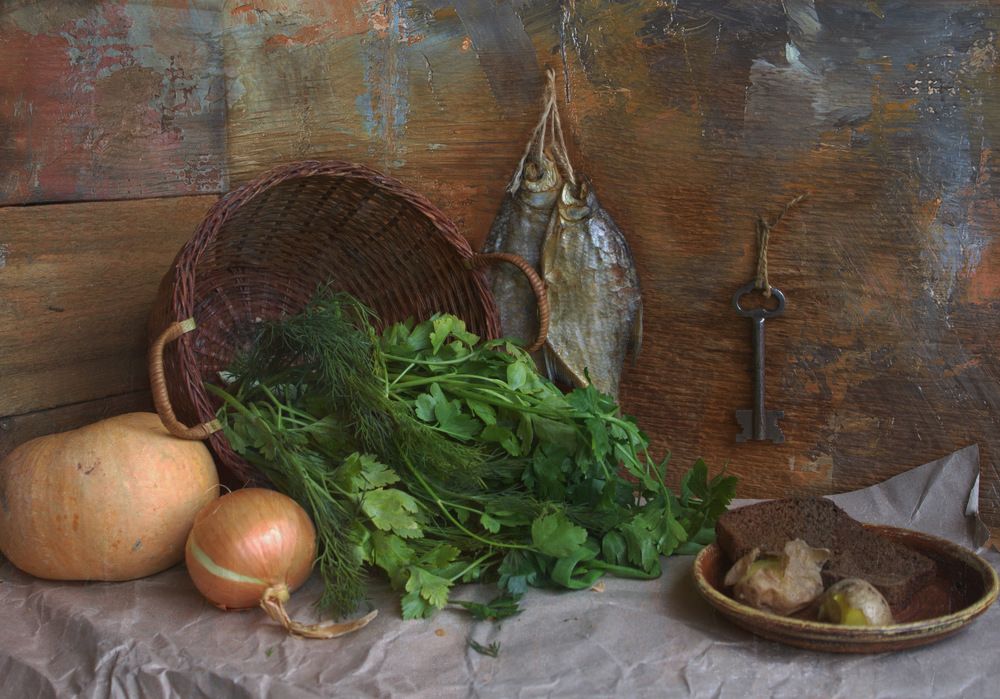 С тыквой и зеленью