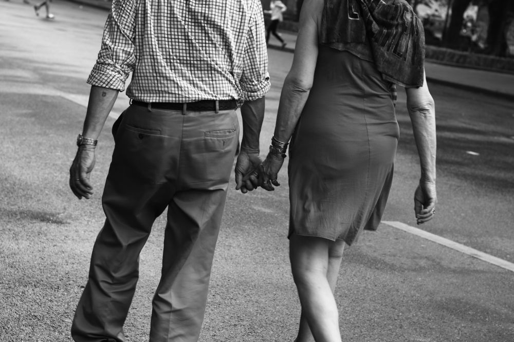 Holding hands through eternal