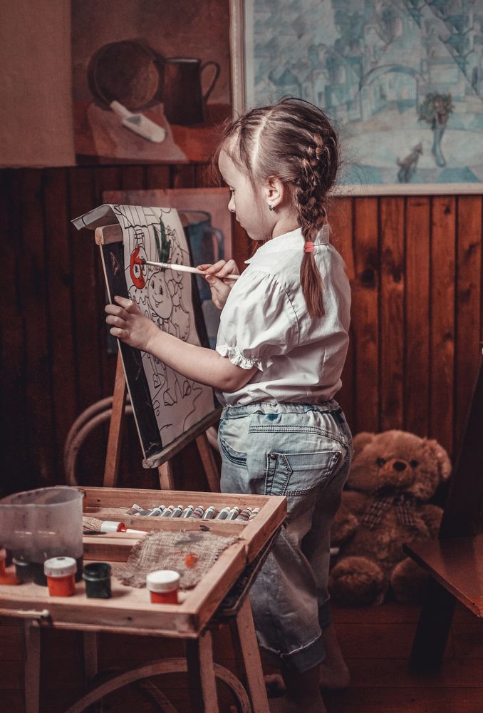 юная художница