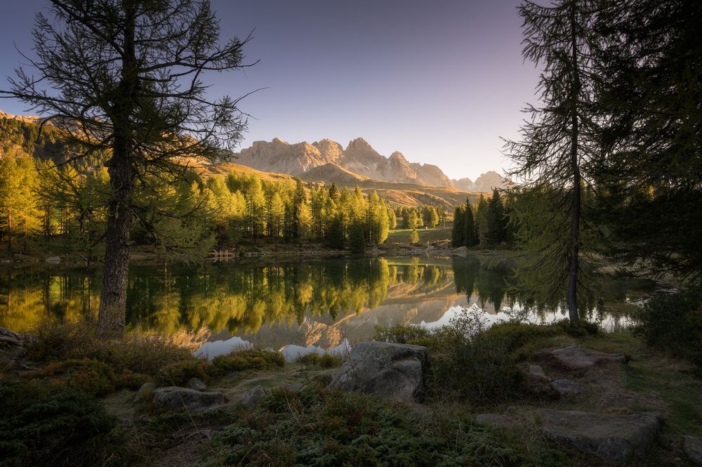 Sunrise on Dolomites